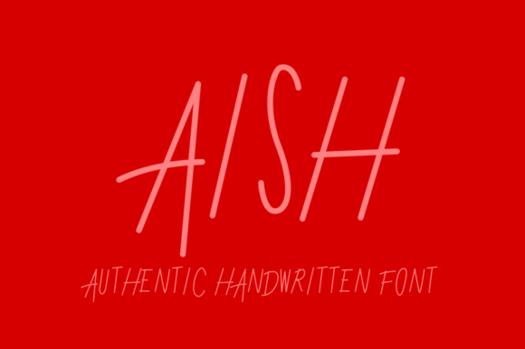 Aish: A Handwritten Font for Business Branding