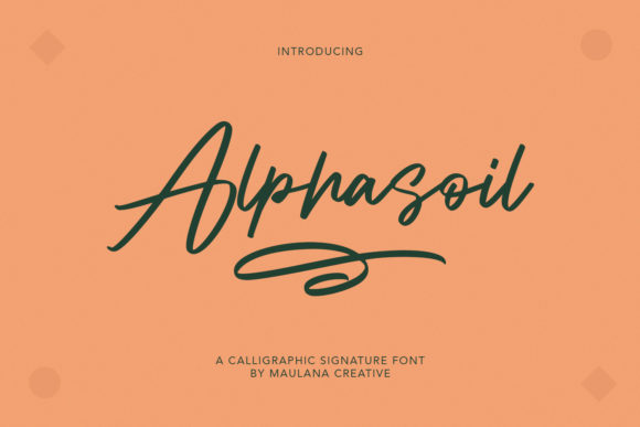 Alphasoil: A Luxurious Handwritten Font for Business