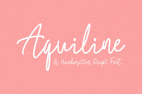 Aquiline: A Script Font for Web Design