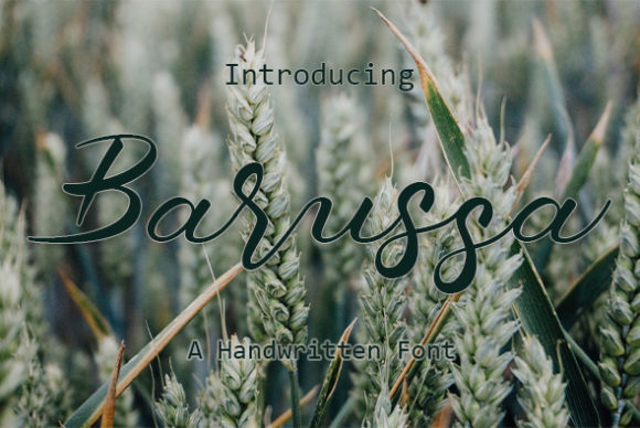 Barussa: A Stylish Handwritten Font