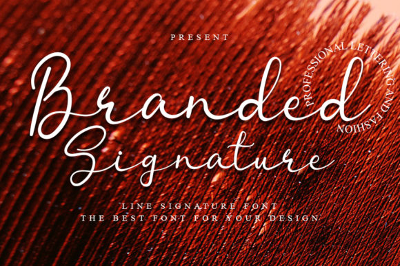 Branded Signature Font for Creative Projects