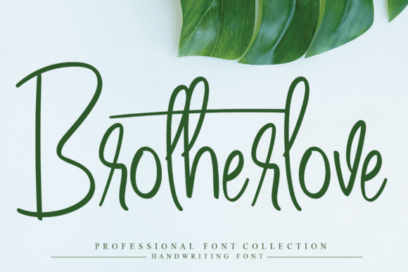 Brotherlove: A Elegant Handwritten Font