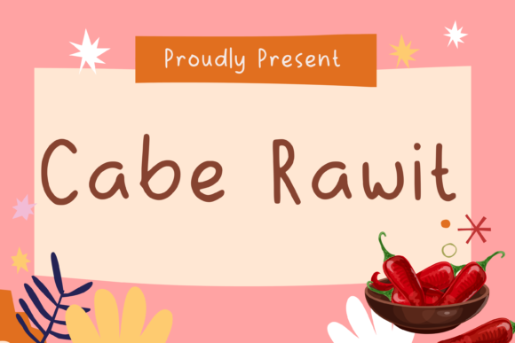 Cabe Rawit: A Handwritten Font for Elegant Design
