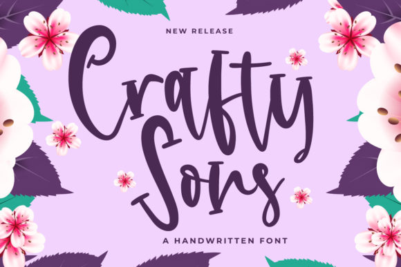 Crafty Sons: A Handwritten Font for Timeless Design