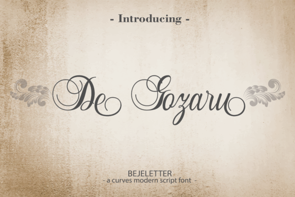 De Gozaru: A Classic Calligraphy Font