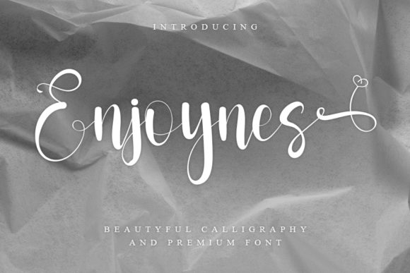 Enjoynes: A Stylish Font for Business Branding