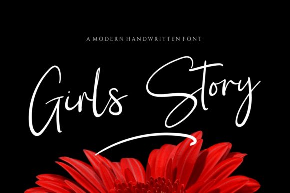 Girl Story Font for Elegant Design