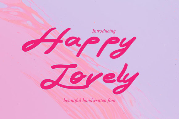 Happy Lovely Font for Web Design