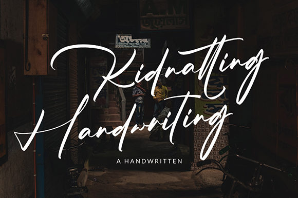 Kidnatting: Elegant Script Font for Web Design