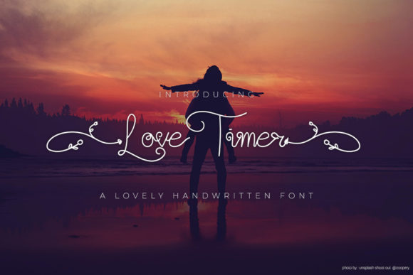 Love Timer Font for Creative Makers