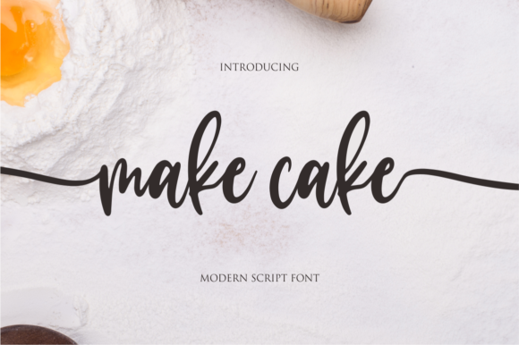 Make Cake Font Review