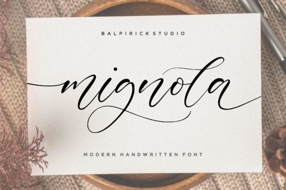 Mignola: A Stylish Handwritten Font for Web Design