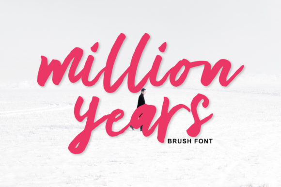 Million Years Font: Elegant Script for Crafters