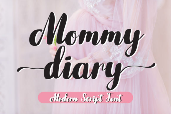 Mommy Diary Font for Elegant Design