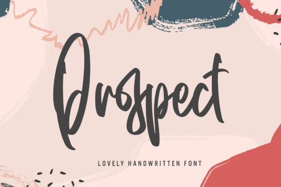 Prospect: A Handwritten Font for Elegant Design