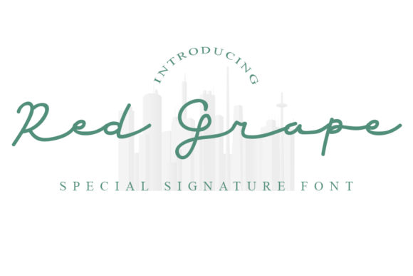Red Grape: A Refined Script Font