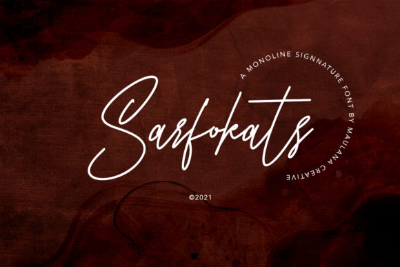 Sarfokats: A Stylish Script Font for Business