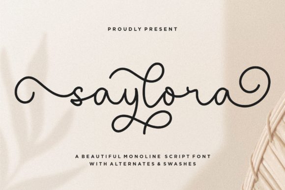 Saylora: A Luxurious Handwritten Font