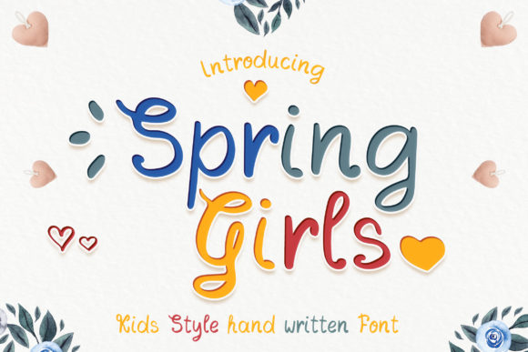 Spring Girls: A Whimsical Script Font