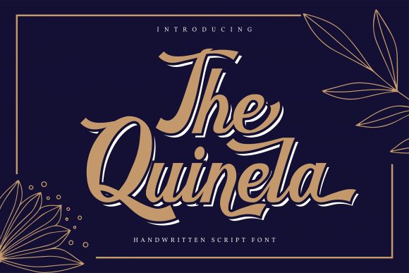 The Quinela: A Stylish Handwritten Font